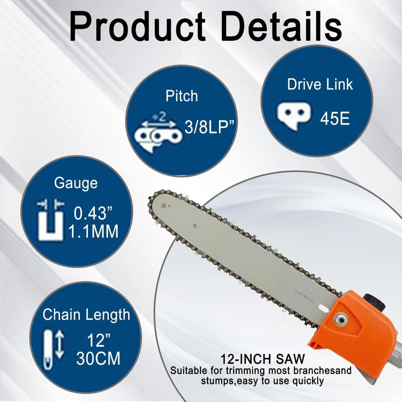Demasion is 26mm 7 teeth Chain Saw Gearbox Fits for