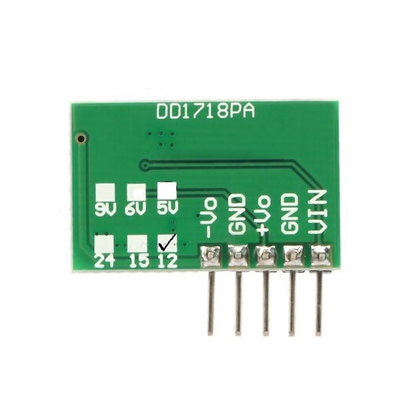 Hailege 2pcs DD1718PA DC-DC Voltage Converter Board DC Step Up