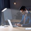 Clip On Reading Light, Eye-Care Dimmable Desk Clamp Lamp with