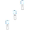 Baluue 3pcs Mini Electric Facial Mister Portable Handheld Beauty Instrument