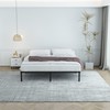 NEW JETO Metal Bed Frame-Simple and Atmospheric Metal Platform Bed