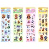 Sun-Star Stationery Anpanman Good Friends Transparent Stickers 4-Piece Set