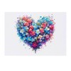 'Forget Me Not Heart' Temporary Tattoo - Water Resistant, Skin-Safe,