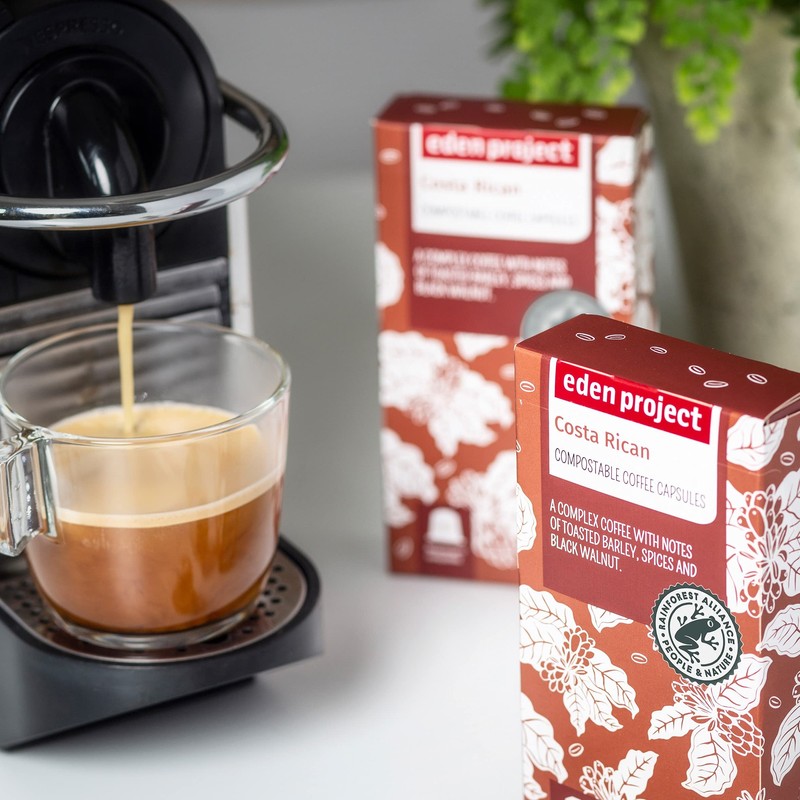 THE EDEN PROJECT Plastic Free Nespresso Compatible Coffee Capsules Costa