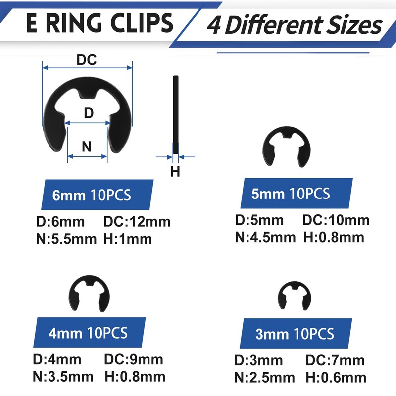 Sopnom E Clip Tool, E Clips Removal And Installation Assortment