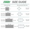 XWZO Table Cloth Rectangular Solid Table Cover Water Resistant Table