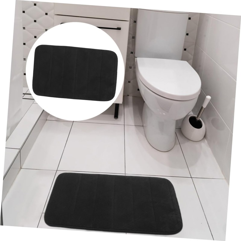 Ciieeo 2pcs Memory Foam Entrance Rug Absorbent Front Door Mat
