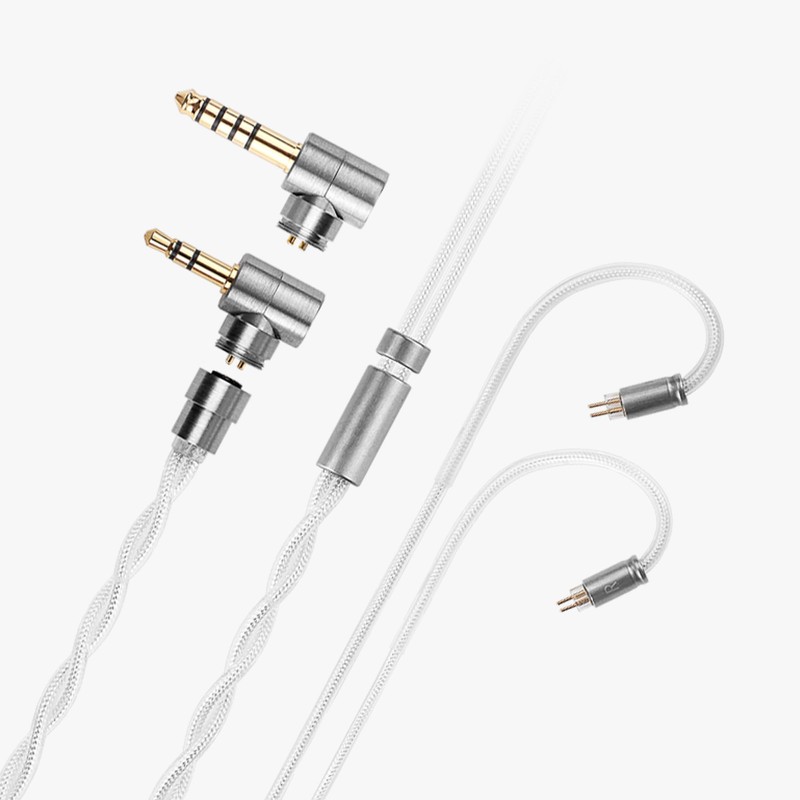 TWISTURA String String Monocrystalline Copper Silver Plated Hybrid Upgrade Cable,