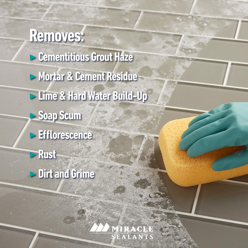 Miracle Sealants Heavy-Duty Acidic Cleaner for Tile & Stone, Grout