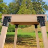 TFMUZERT Elevator Bracket, Deer Stand Brackets 4x4, Deer Blind Bracket