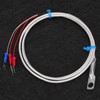 Temperature Sensor Probe PT100 Thermistor Temperature Measuring Probe Round Hole
