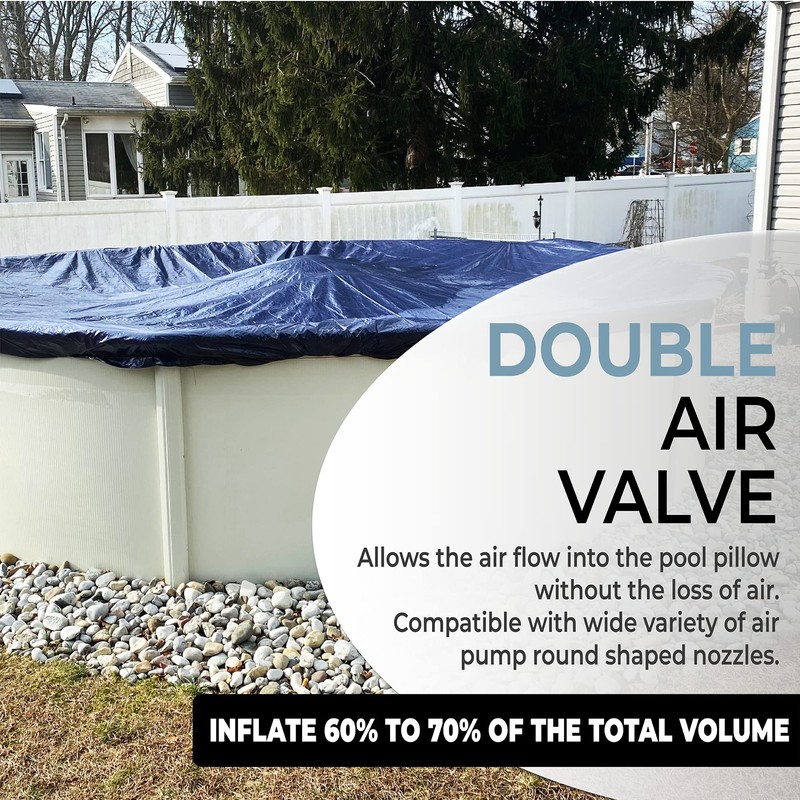 Winter Block Above Ground Pool Winter Air Pillow, Cover Float