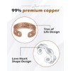 Jeracol Jeracol 2Pcs Copper Rings for Women with Ultra Strength