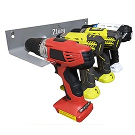 Ztorq Cordless Drill Tool Organizer - Drill Holder Storage Wall Mount Rack to optimize Garage Organization and Power Tool Storage