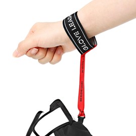 XMJY Women's Sport Glove Safety Strap - Ski Gloves Elastic Wrist Leash Handcuffs,Perfect Mountaineering & Ski Accessories for Hanging Glove(Size 5-9)