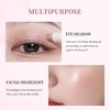 Baorder 3 Farben Glitter Crystal Jelly Eyeshadow Stick,Glitter Makeup,Highlighter Brightener