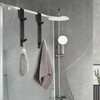 ChAusa Pack of 2 Towel Holder Shower Glass Wall Hooks