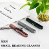 MMOWW Small Reading Glasses Men Women 3 Pairs Slim Pocket