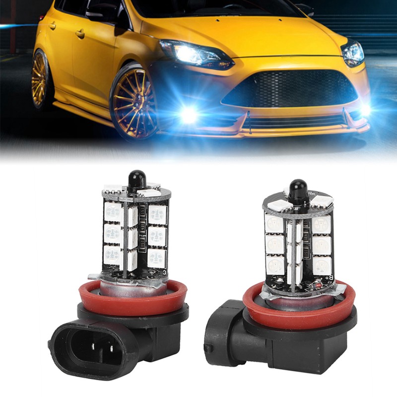 Colorful LED Fog Light Strobe Blub with Remote Control 12-24V