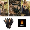Fiskars 1003478 Gardening Gloves Size 8-S Black / Orange, Garden,