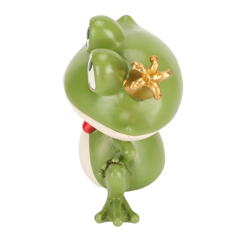 Frog Key Holder Statue Candy Dish Sculpture Living Room Tabletop
