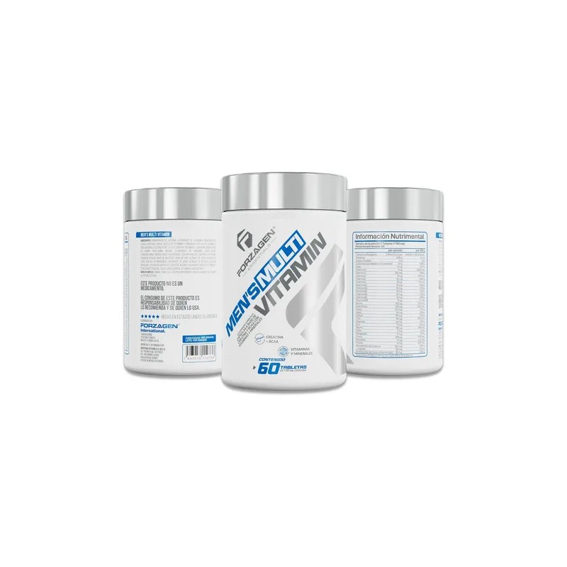 Forzagen Essentials Multivitamínico para Hombres Mens Multivitamin 60 Tabs