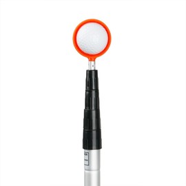 Orlimar Fluorescent Head Golf Ball Retriever - 12 foot Telecoping Retriever