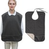 Jotogoyob Adult Bibs for Elderly Women Men,Waterproof Clothing Protectors with