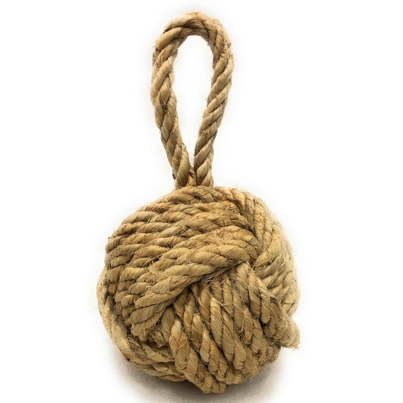 Marseille Rope Knot Jute Rope Door Stopper 10-in