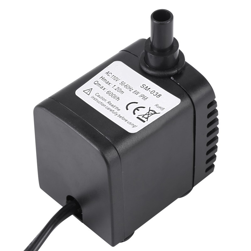 Mini Ultra Quiet Submersible Water Pump Fish Pond Aquarium Tank