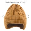 Muryobao Gorro de invierno para mujer, cálido, suave, elástico, holgado,