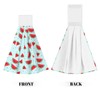 YINFILAN Summer Watermelon Kitchen Hand Towels Set of 2 Tropical
