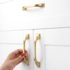 BEROSSA 10 Pack Brushed Gold Cabinet Pulls 3-3/4 Inch Gold