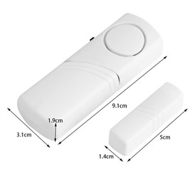 HEEPDD Door Alarm System, Security Alarm Door Alarm for Homes, Motorhomes, Hotel Rooms, Garages