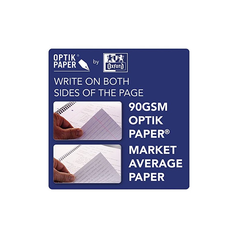 Cambridge A5 Feint and Margin Wirebound Notebook (Pack of 3)