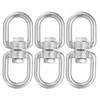PATIKIL Double Swivel Hook, 3 Pack 304 Stainless Steel Swivel