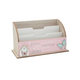 Lesser & Pavey Friends And Family Letter Rack | Wooden Rack For Home & Offices | Lovely Gift For Women & Men | 3 Compartment Letter Holder