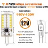 ZHENMING 110V- 130V G4 LED Bulb 120V Dimmable 3W(20W 30W