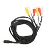 Mini DIN to 6 RCA Cable 9 Pin Clear Signal