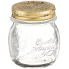 Bormioli Rocco Quattro Stagioni Clear Airtight Mason Jar, 8.5 Oz.