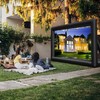 14FT/4.9m Rapid-Deployment Cinema Screen，250W Turbocharged Inflation System & Paracord 500-lb