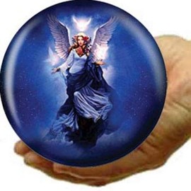 Pyramid Celestial Appartion Angel Miniature Bowling Ball Collectible