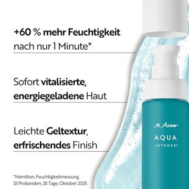 M. Asam Aqua Intense Electrolyte Hyaluronic Gel (50 ml) | Serum with Hyaluronic Acid and Electrolytes, Moisturising Hyaluronic Serum for Face Care, Lightweight Gel