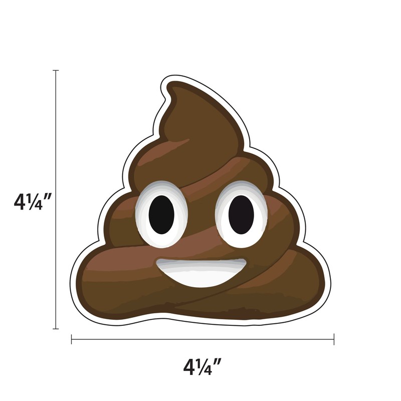 Imagine This Company Emoji Poop Shaped Pet Magnet; Removable Magnets