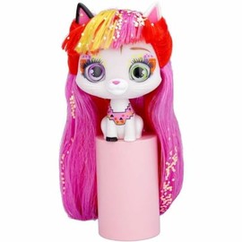 IMC 713031 Kitten VIP Pets Cats. Cats 9.5 cm and Hair 30 (Exp 6 Pieces) Mod Sdos, Colourful, Multicoloured