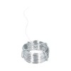 Galvanised Wire Roll Hanging Pictures Garden Wire 2pc Set 80