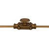 STALLION HARDWARE Antique Brass Cremone Bolt Set - Solid Brass