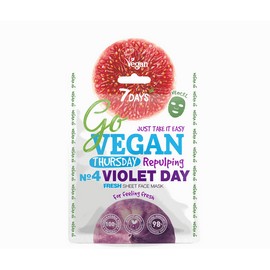 7Days Go Vegan Face Mask Violet Day For Feeling Fresh, 25gr