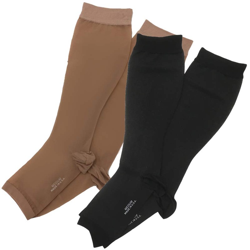 Medical Elastic Stockings rekkusufitto Thick Socks without toe Medium Pressure