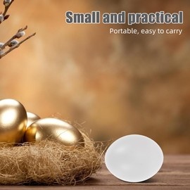 KESYOO Easter Eggs Easter Eggs Doodle Fake Egg DIY Hand Painted Decorative Egg Painting Sundries Decoration Pictures Decoration Decoration Set of 60 White